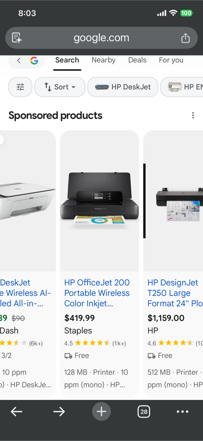 HP OfficeJet 200 Mobile Printer - photo 2
