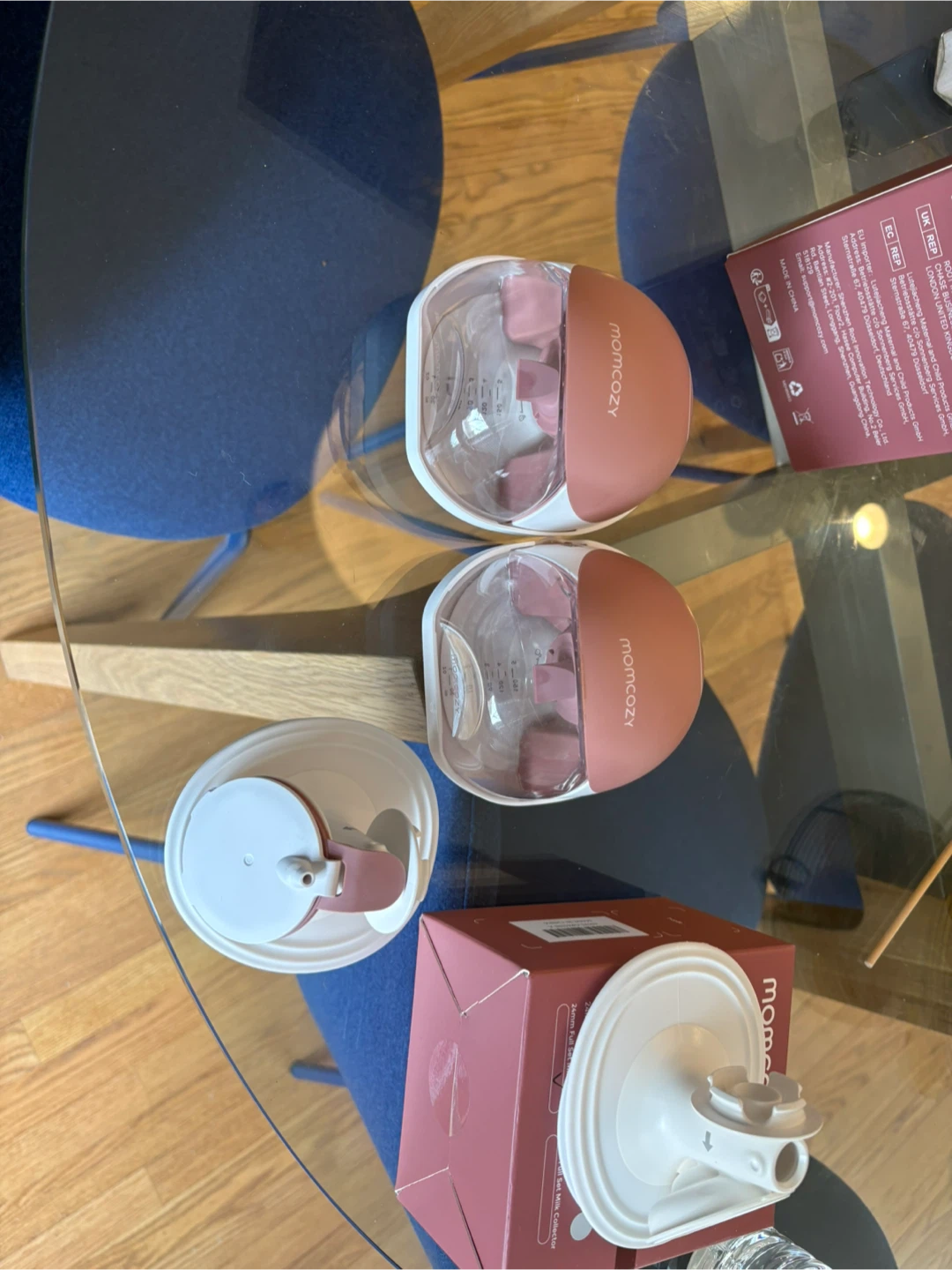 Momcozy Wearable Breast Pump Milk Collector Set