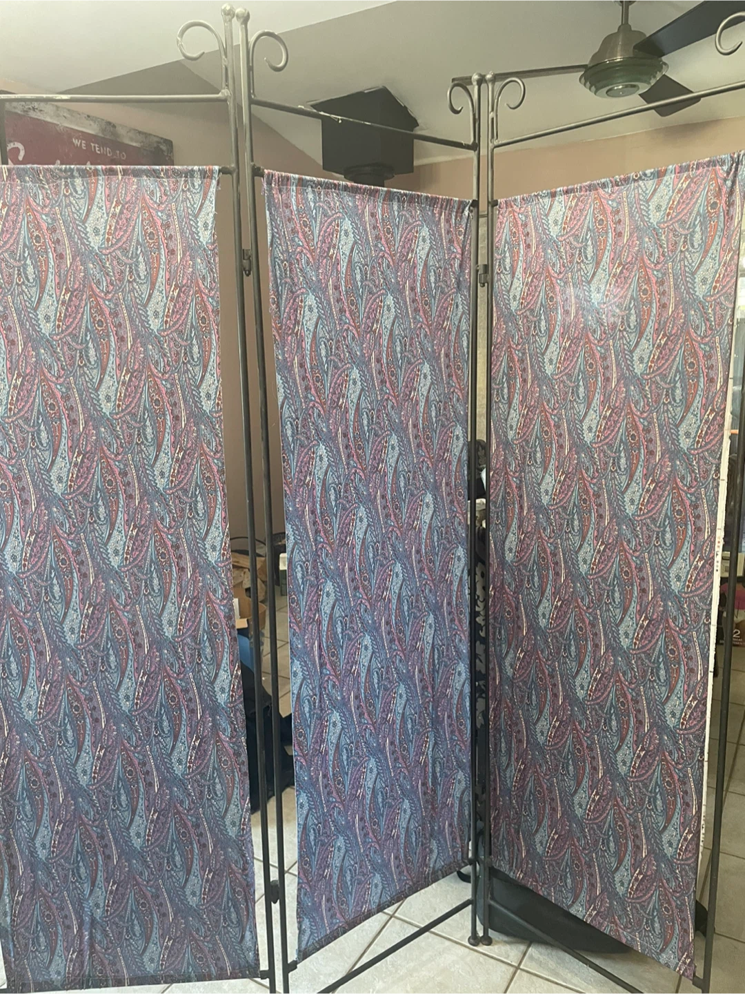3-Panel Room Divider Screen