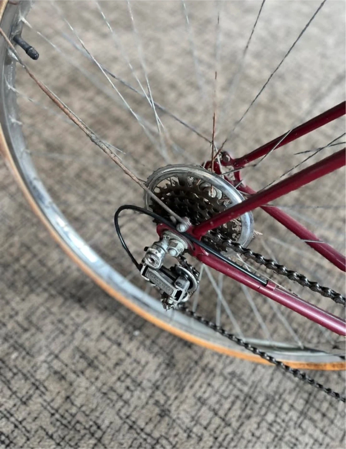 Raleigh Red Cruiser Bicycle - photo 3