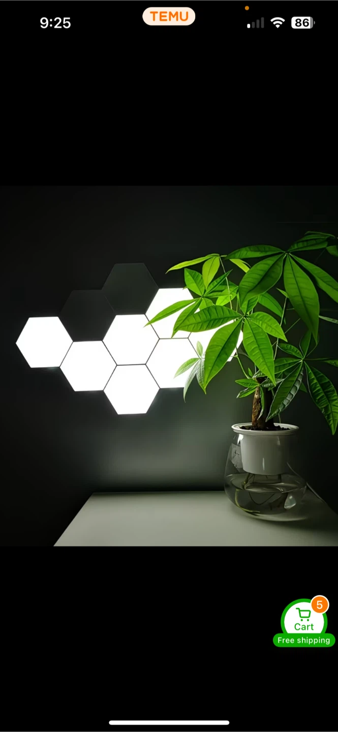 Modular Hexagon LED Wall Lights - photo 5