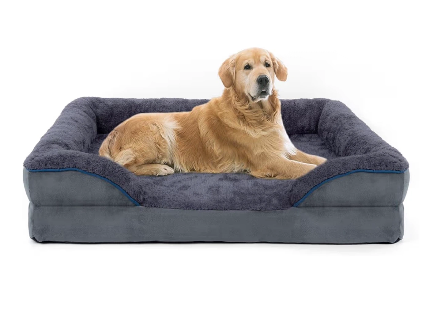 🧡 New Large Orthopedic Dog Bed with Bolstered Walls