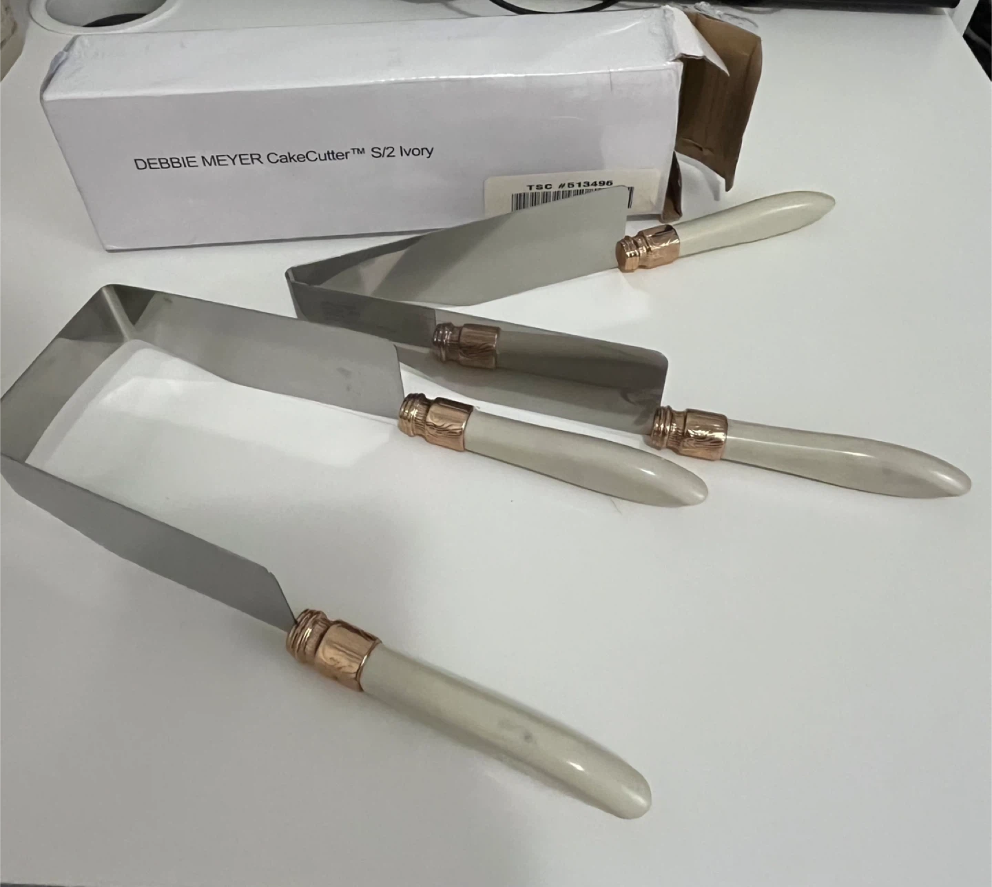 Debbie Meyer CakeCutter S/2 Ivory Cake Server Set - photo 3