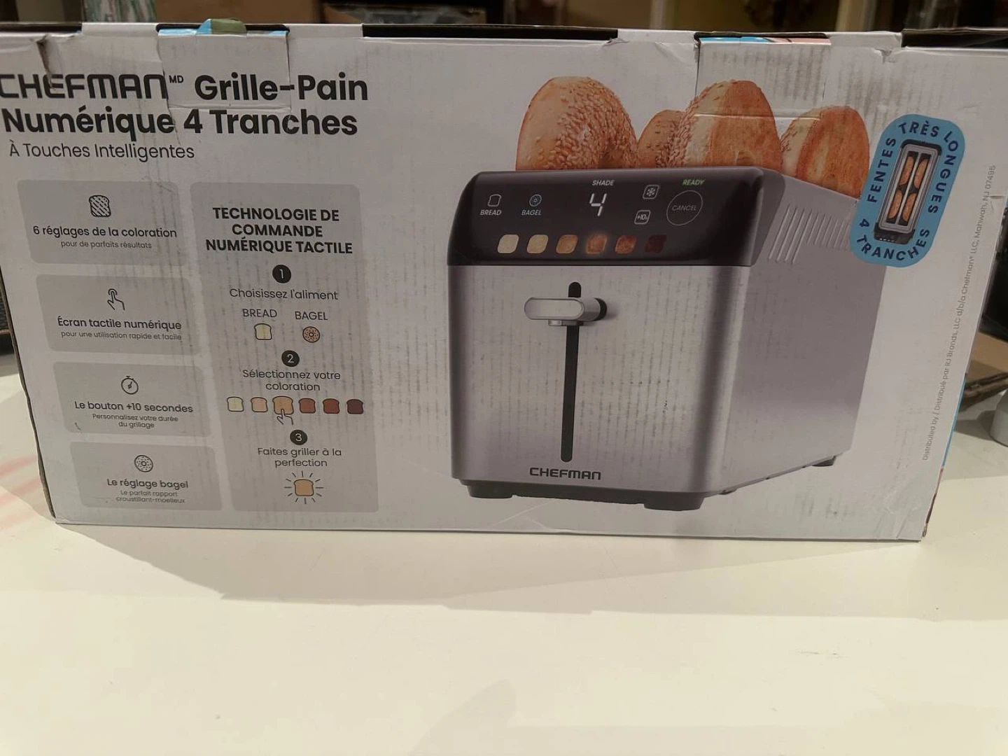 Chefman Digital 4-Slice Toaster