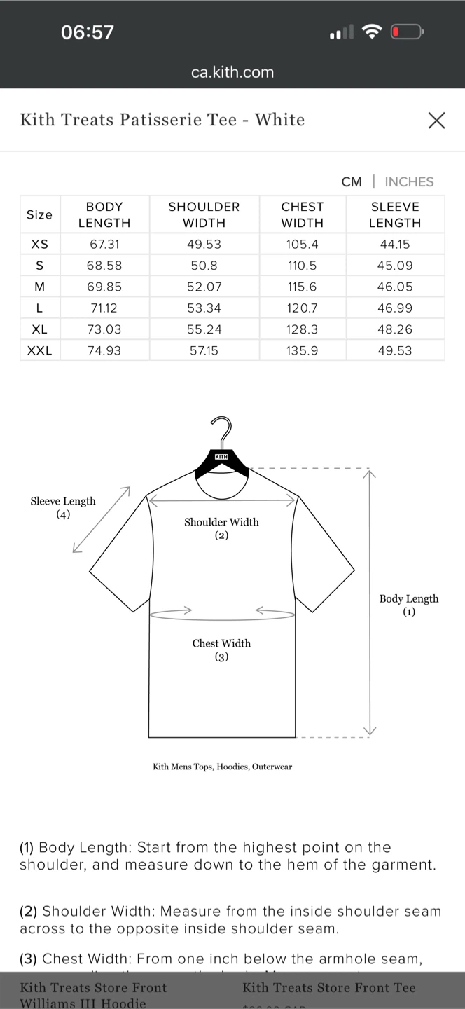 Kith Treats Tee - Black - XS - photo 5