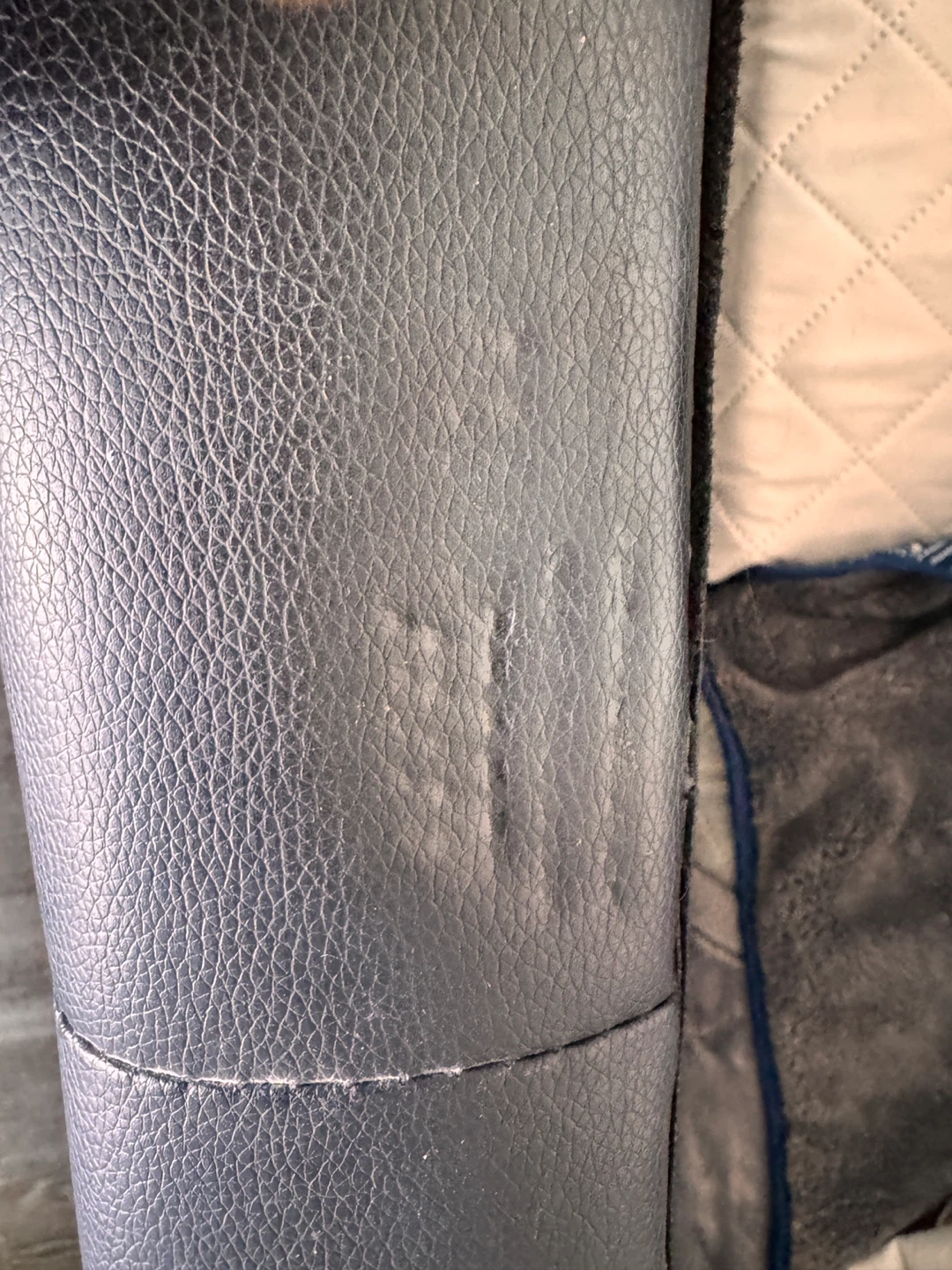 Black Faux Leather Tufted Headboard - photo 5