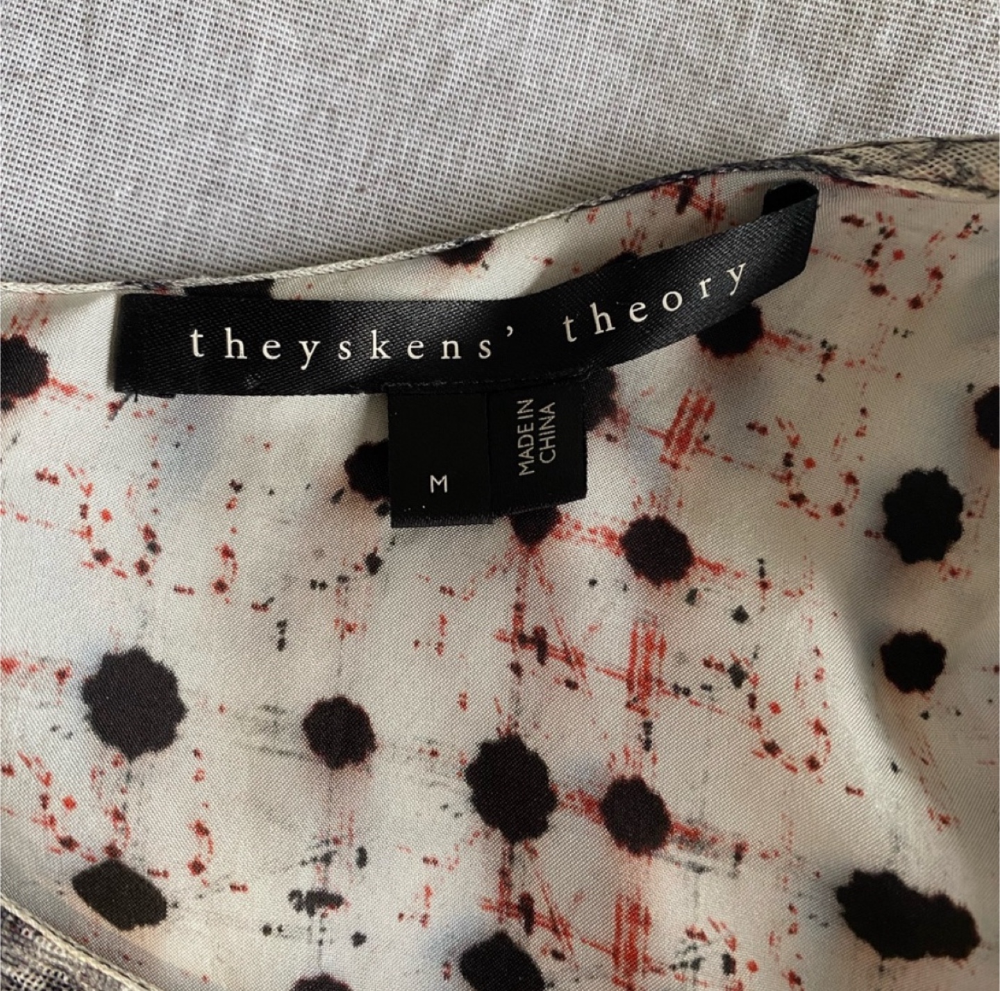 Theyskens' Theory Silk Tunic Dress Size M - photo 5
