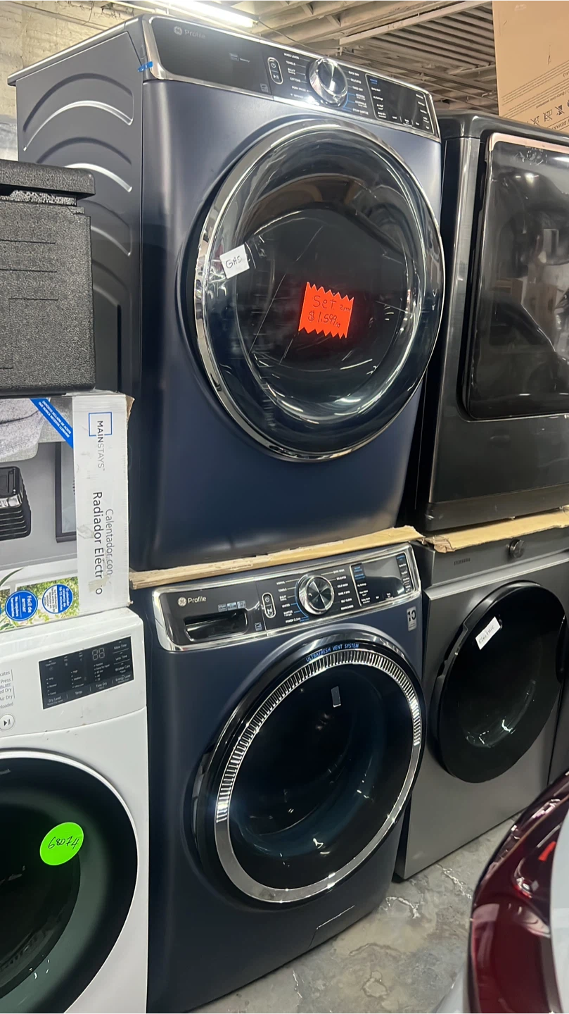 GE Profile Front Load Washer & Dryer Set
