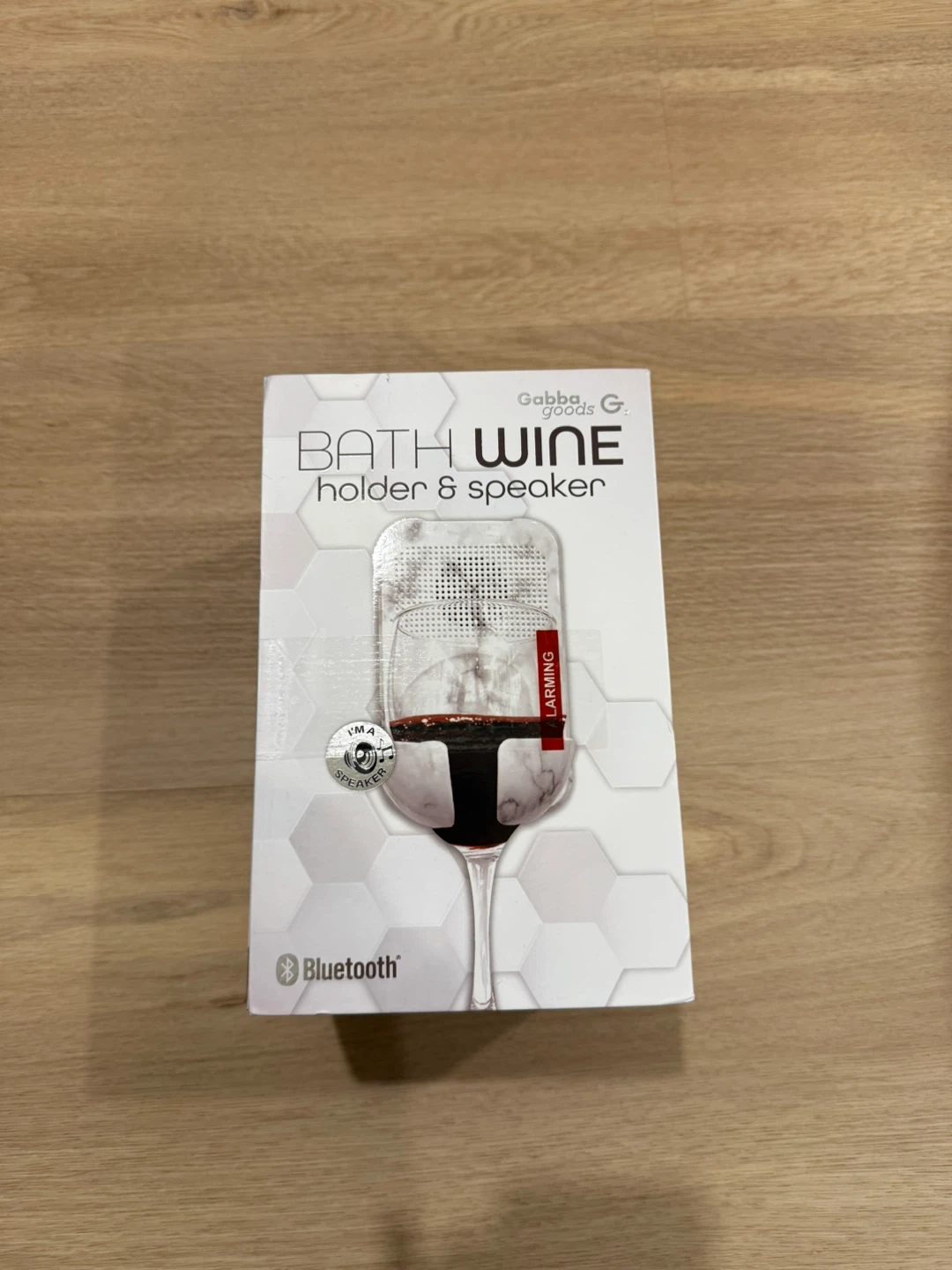 Gabba Goods Bath Wine Holder & Speaker