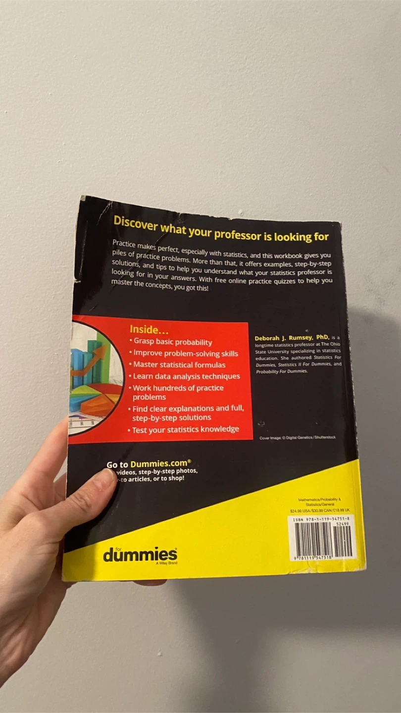 Statistics for dummies - photo 5