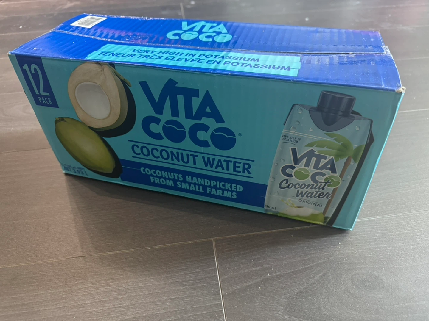Coconut water 12 pack (unopened)