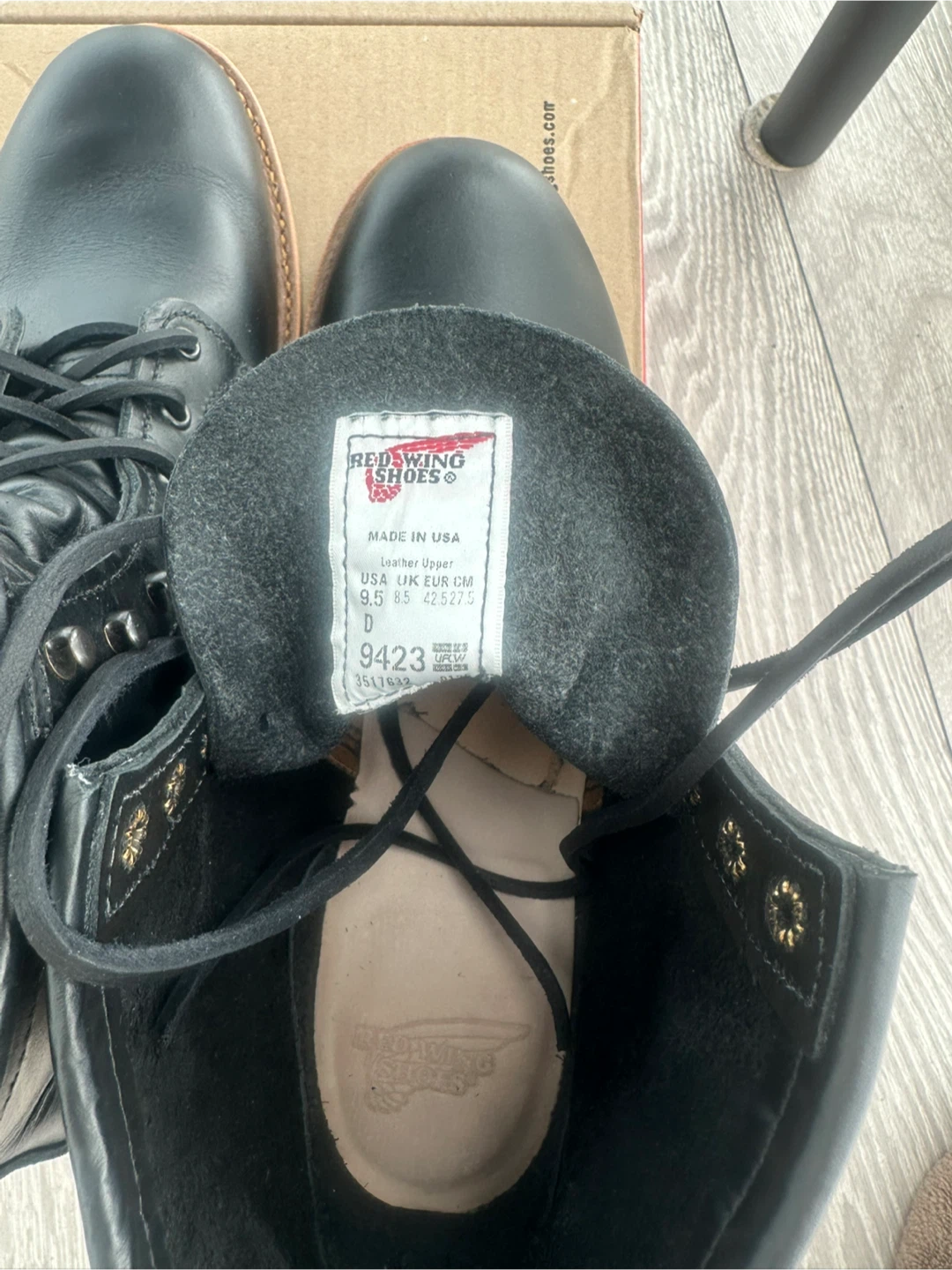 Red Wing Beckman 9423 - Size 9.5D (Worn Once + Leather Laces) - photo 3