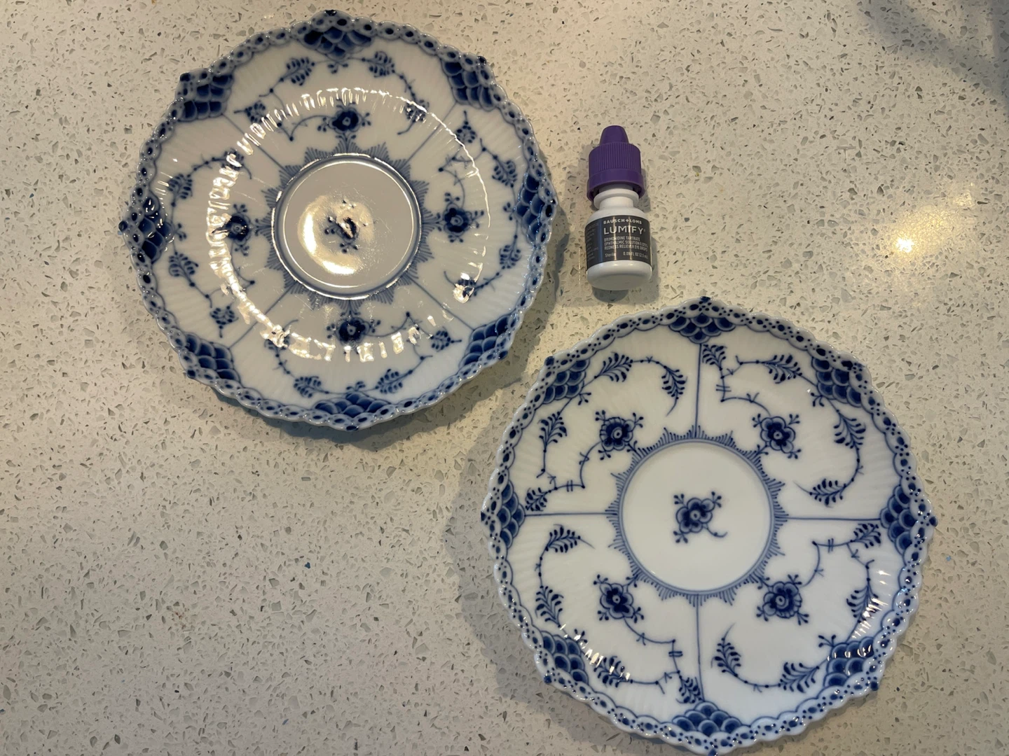 Royal Copenhagen Blue Fluted Plain Plates (Set of 2)