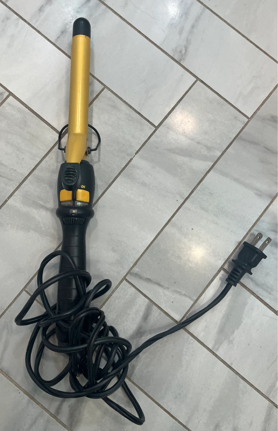 Conair Gold and Black Curling Iron