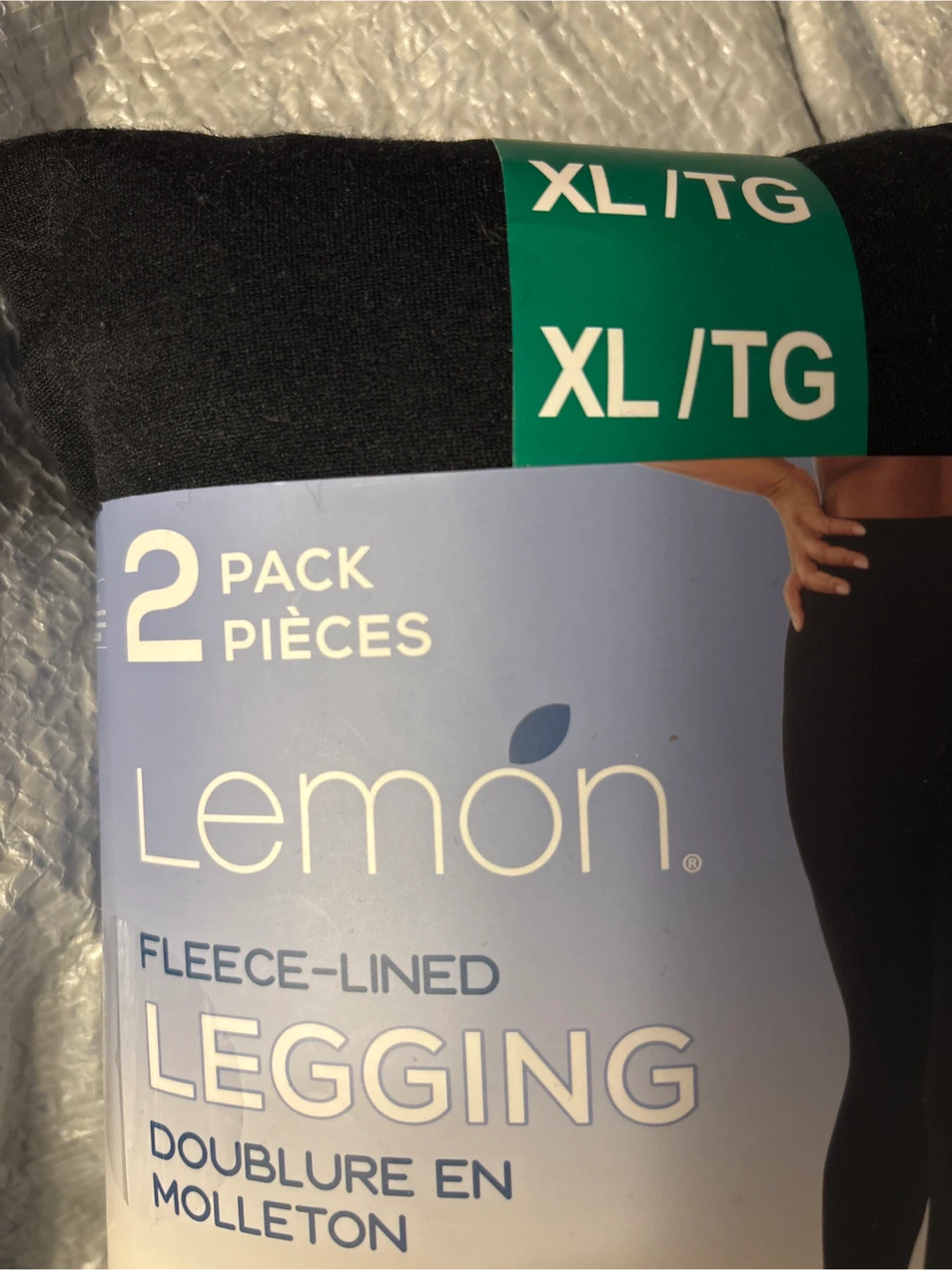 Lemon Fleece-Lined Leggings 2-Pack XL/TG - photo 2