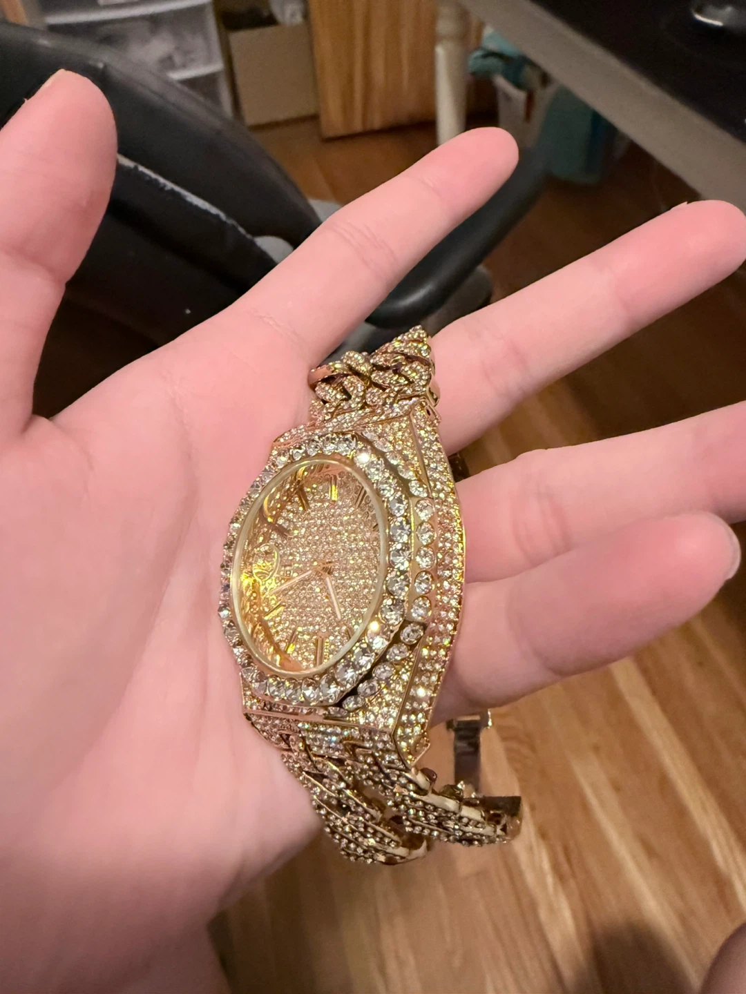 Gold-tone Bling Watch - photo 2