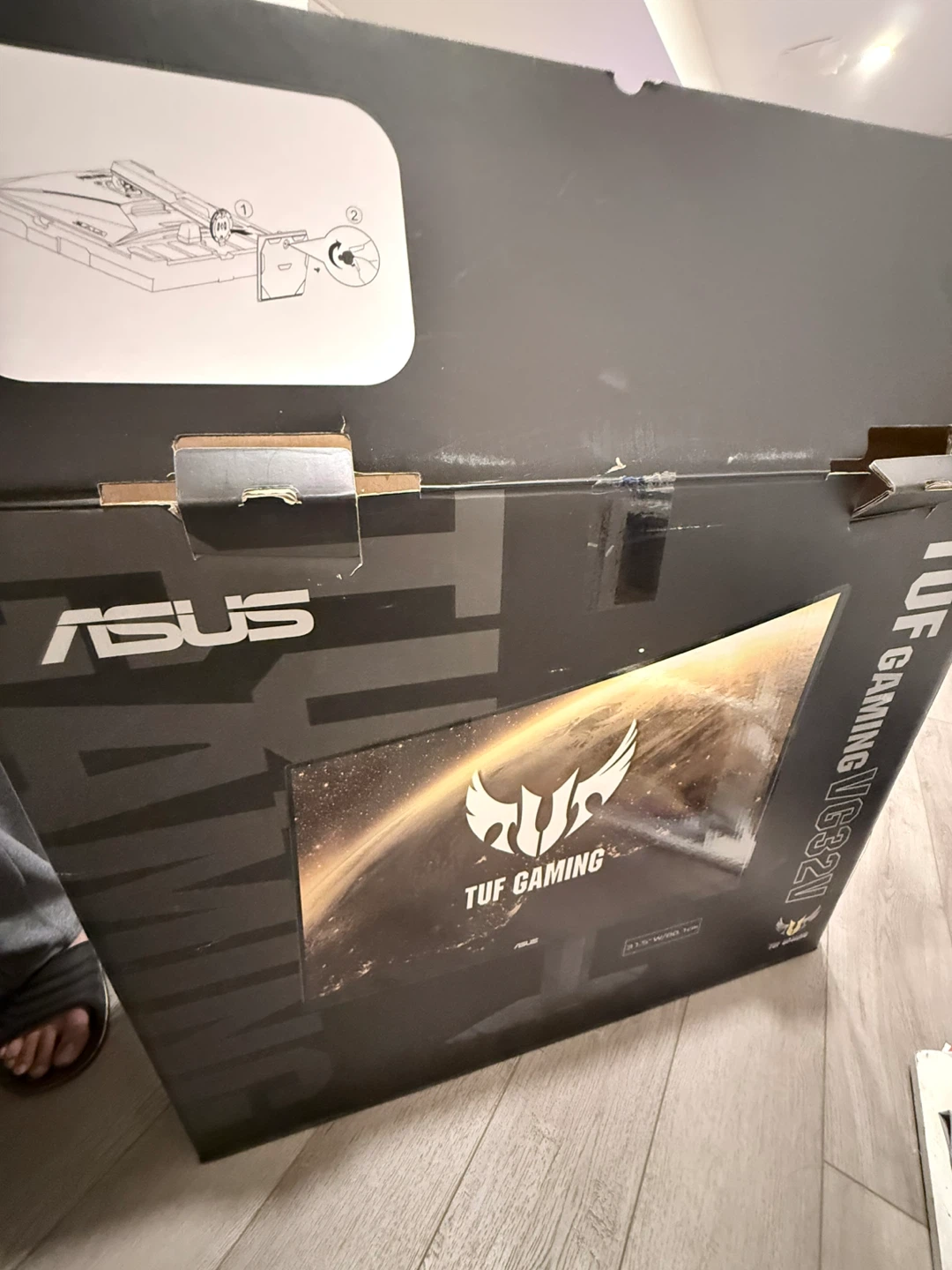ASUS TUF Gaming VG32V - 32" WQHD Curved Gaming Monitor - 165Hz - photo 2