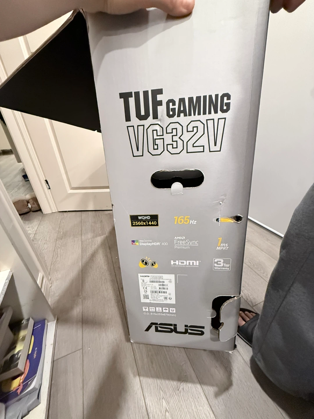 ASUS TUF Gaming VG32V - 32" WQHD Curved Gaming Monitor - 165Hz - photo 3