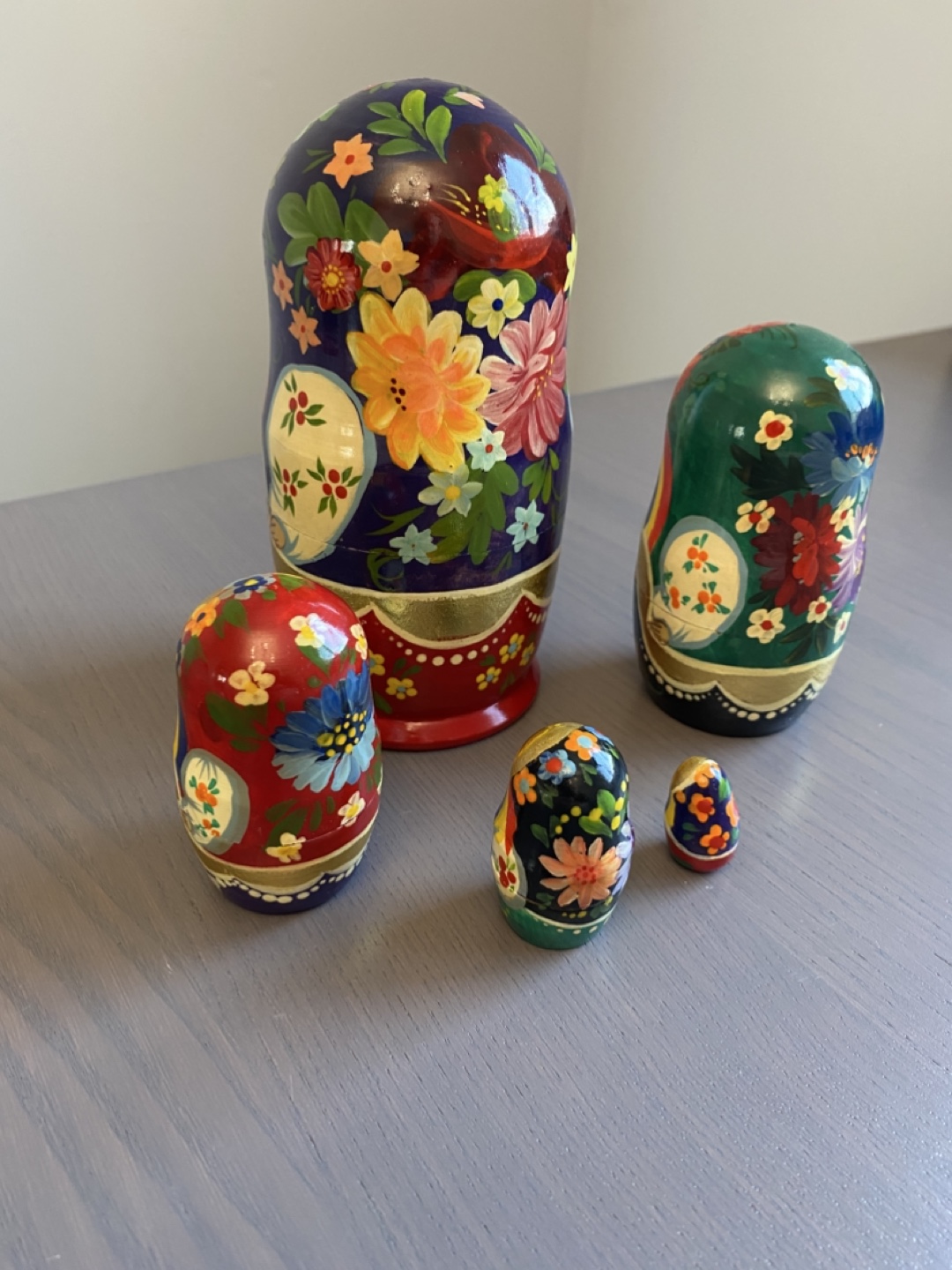 Hand-Painted Ukrainian Matryoshka Nesting Dolls Set - photo 3