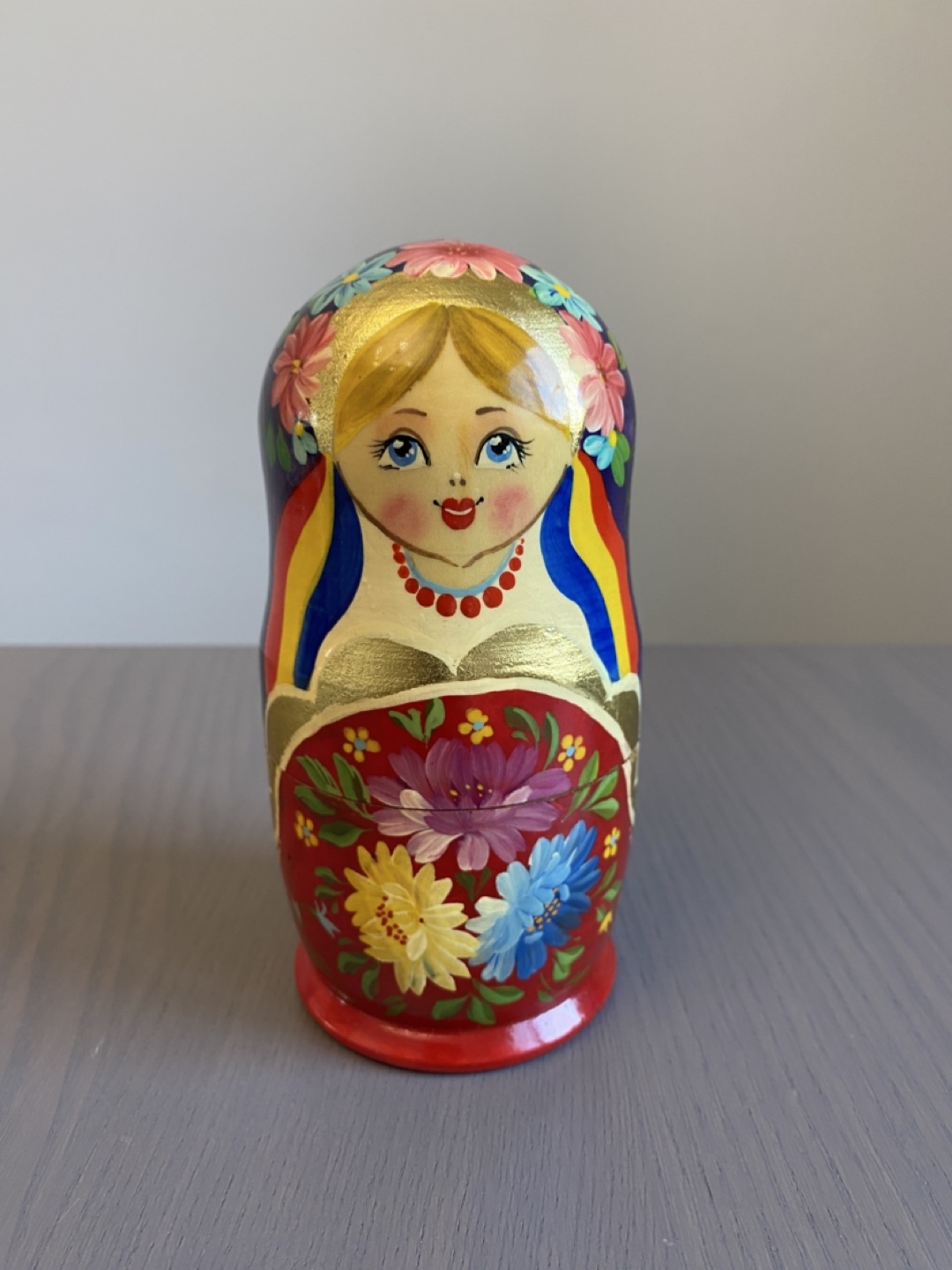 Hand-Painted Ukrainian Matryoshka Nesting Dolls Set - photo 5