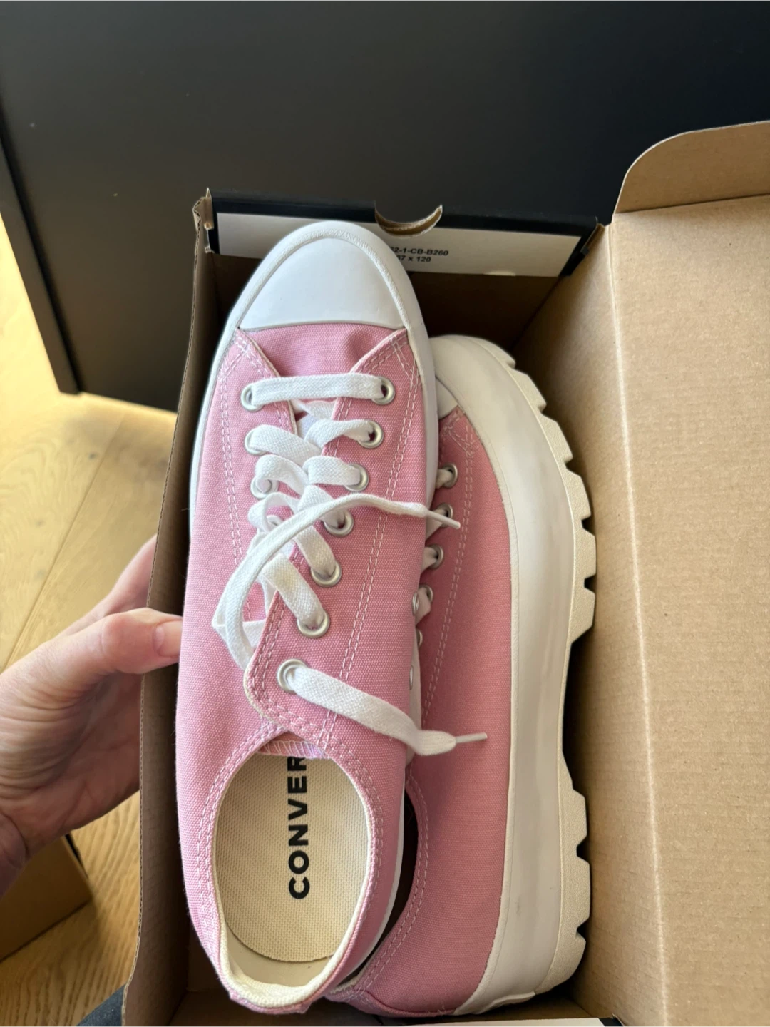 Converse Chuck Taylor Lugged Ox Shoes - Pink