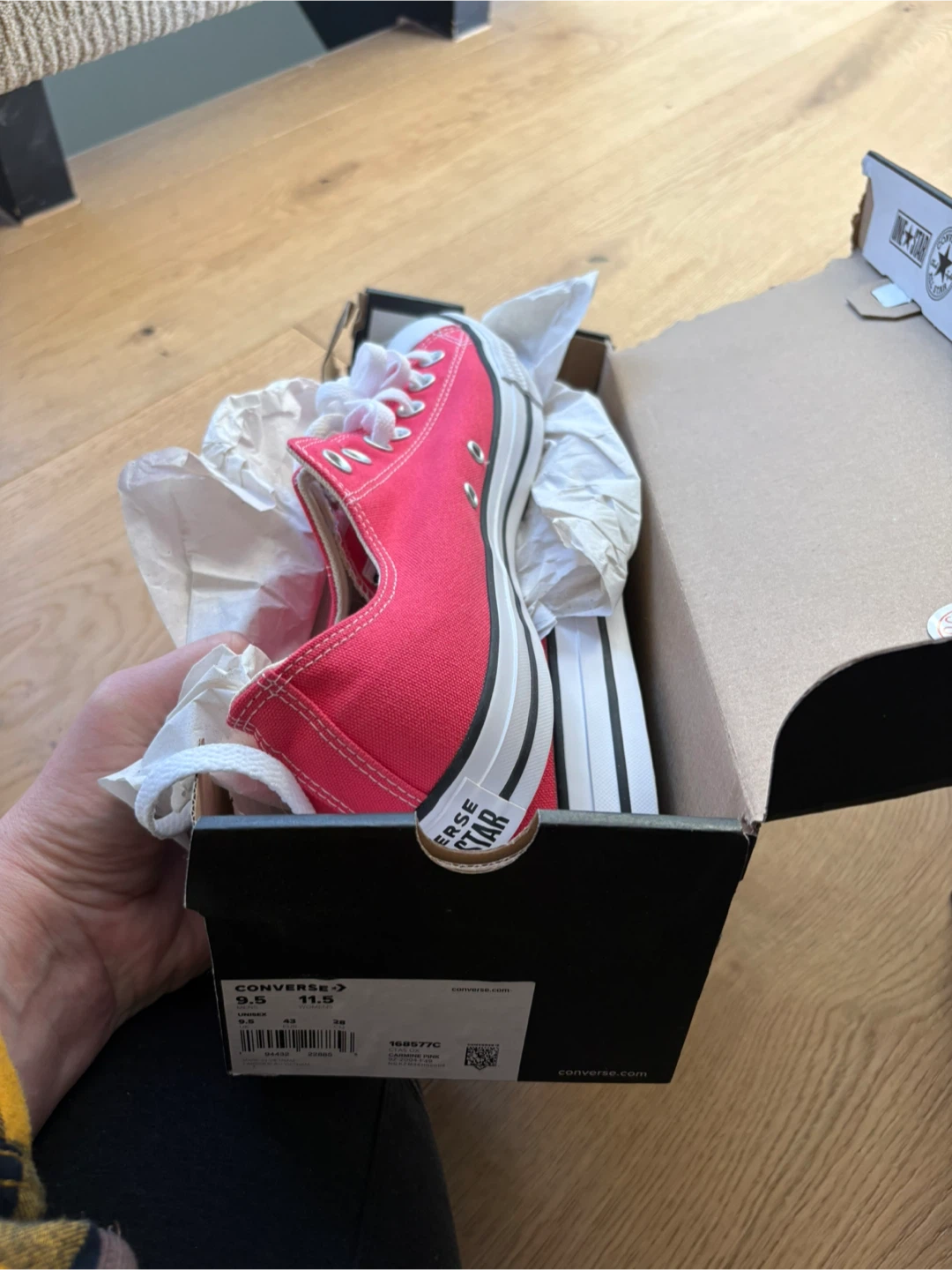 Converse Chuck Taylor Lugged Ox Shoes - Pink - photo 4