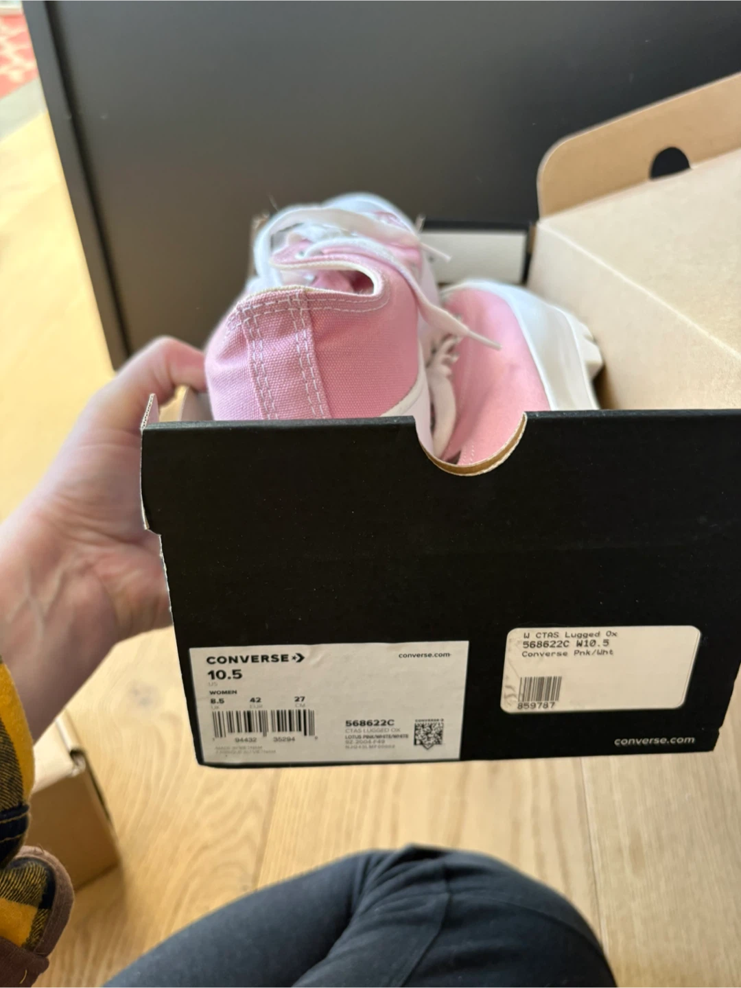 Converse Chuck Taylor Lugged Ox Shoes - Pink - photo 2