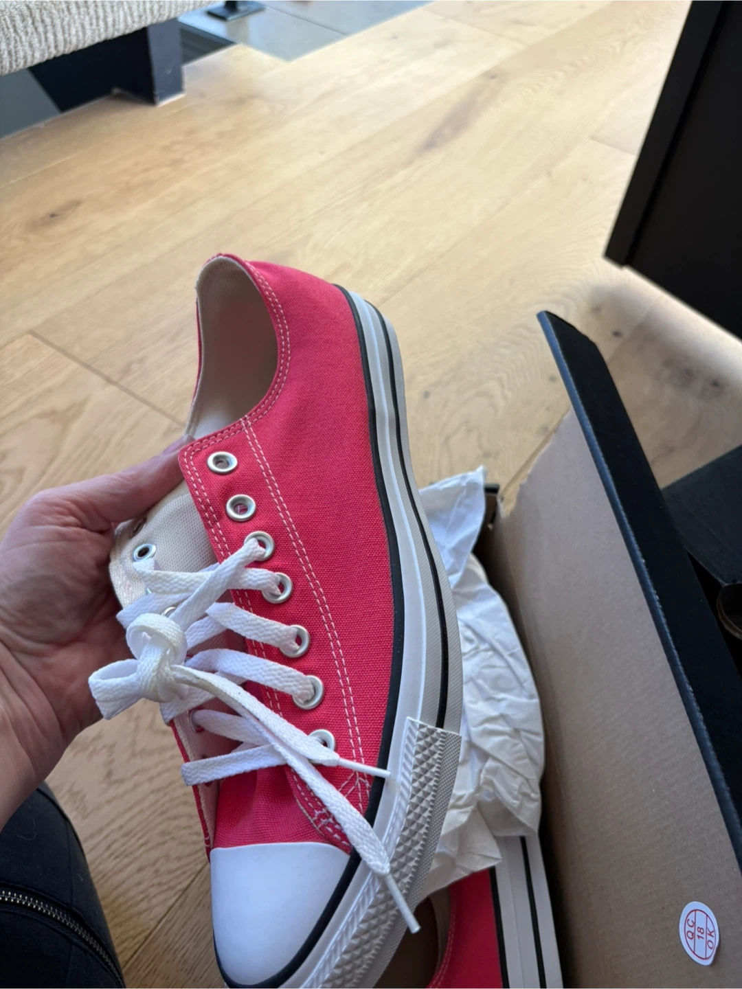 Converse Chuck Taylor Lugged Ox Shoes - Pink - photo 3