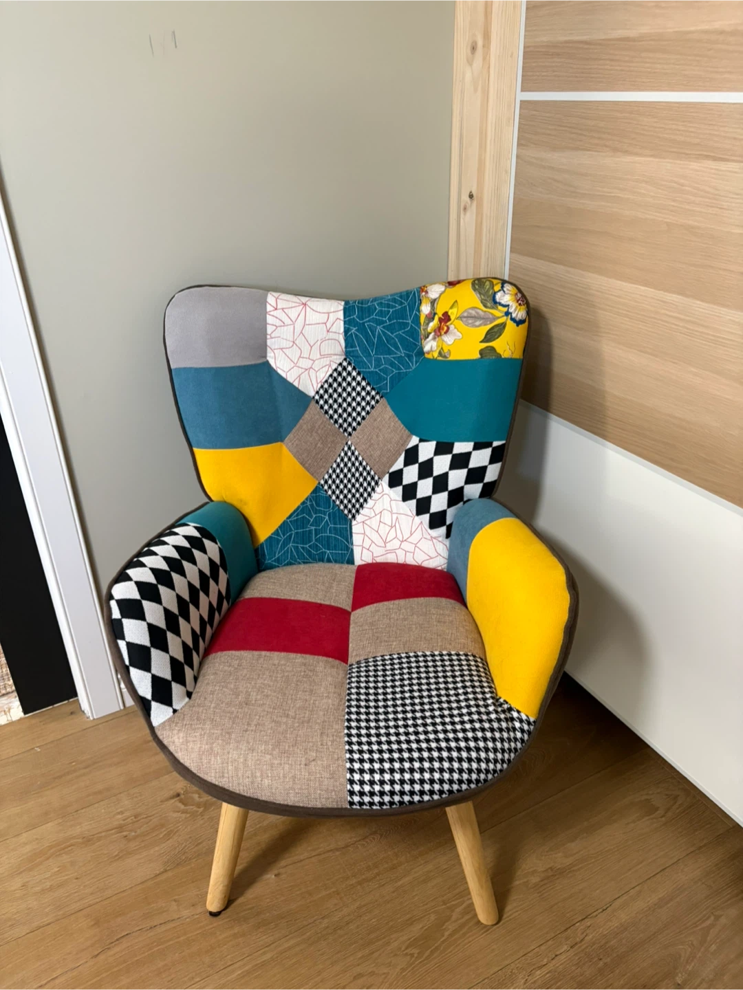 Patchwork Accent Chair - photo 2
