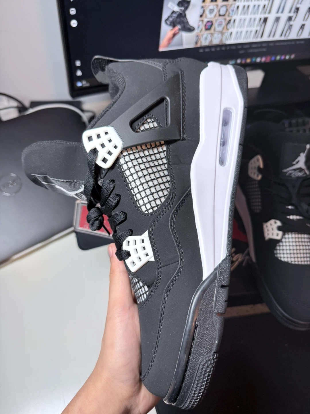 Air Jordan 4 "Black Cat" Men's Shoes - photo 3