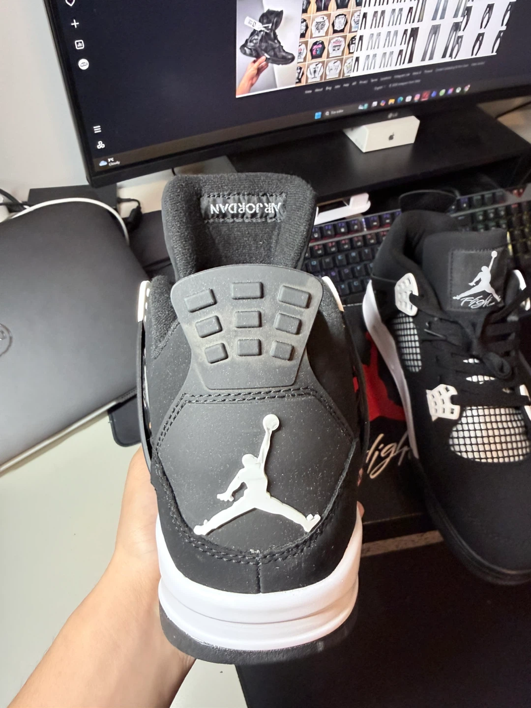 Air Jordan 4 "Black Cat" Men's Shoes - photo 5