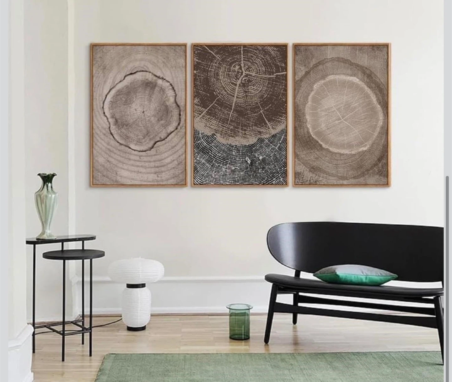 Wood Grain Wall Art Set