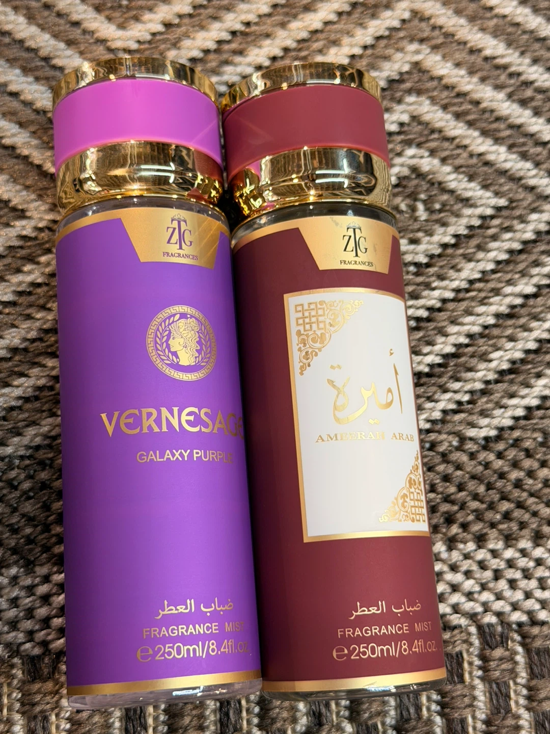 ZIG Fragrances Vernissage & Ameerah Arab Fragrance Mist Set