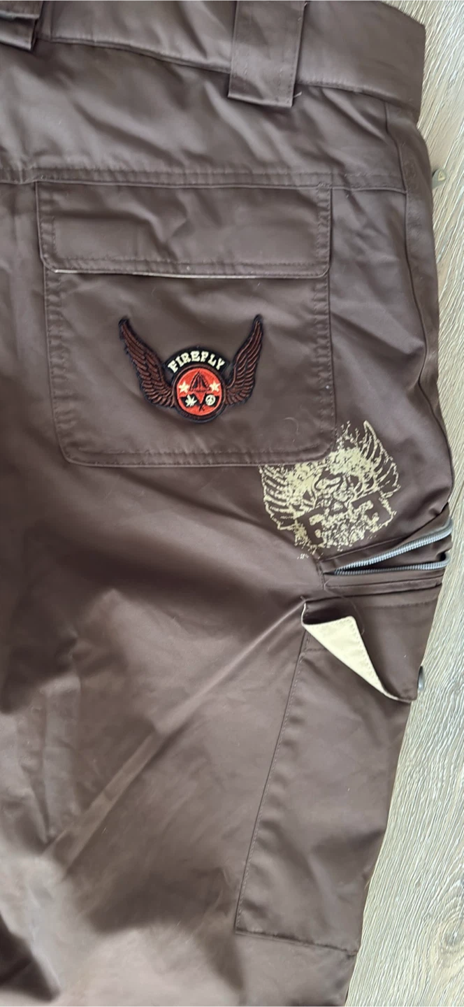 Firefly Snow Pants with Suspenders - Brown - photo 5
