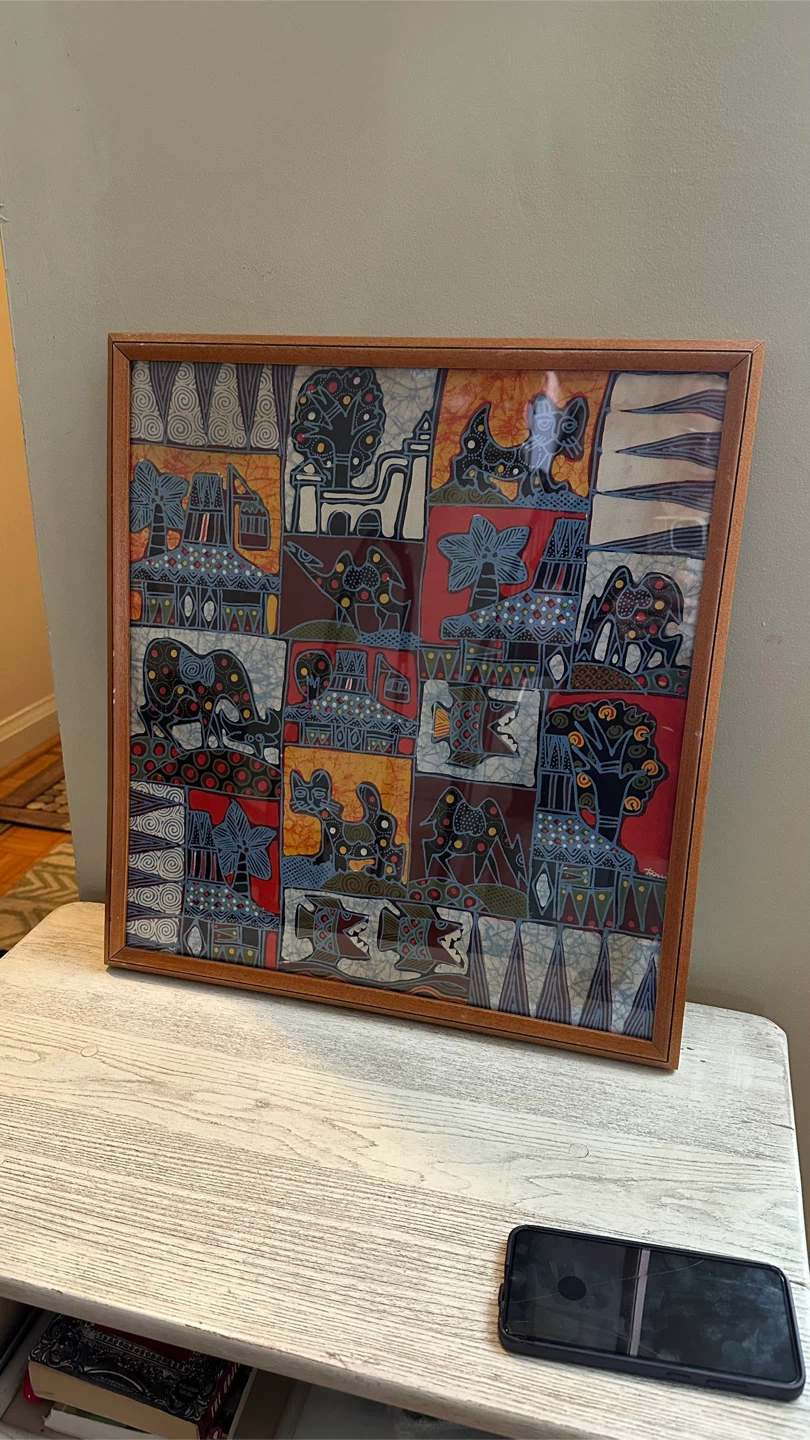 Framed Artwork - 48cm x 53cm