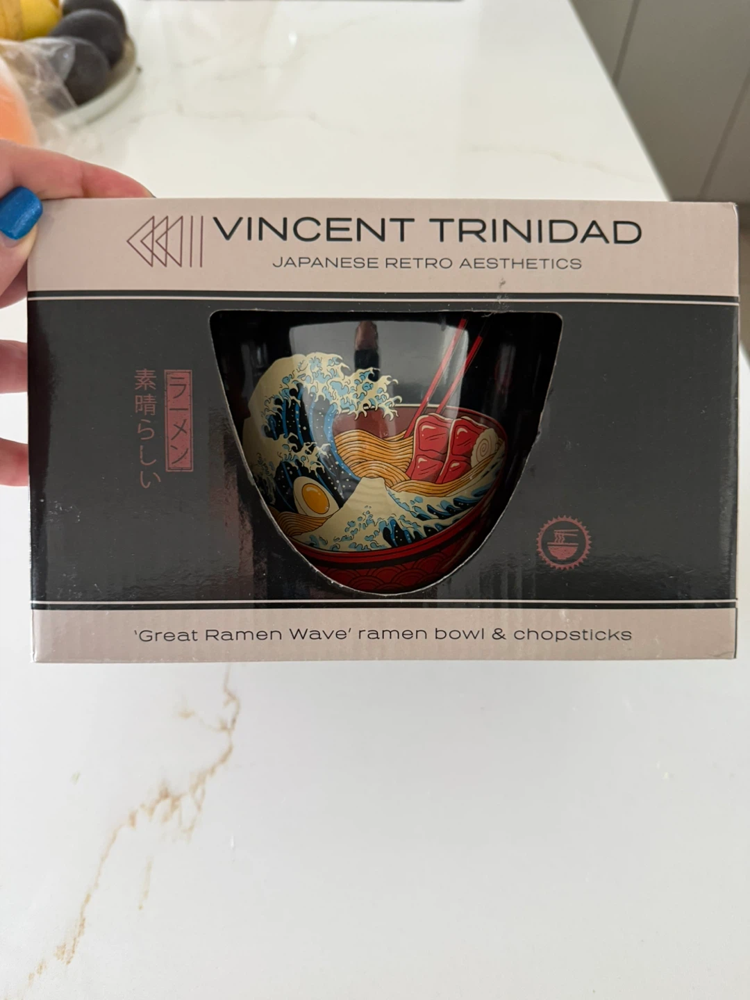 Vincent Trinidad Ramen Bowl and Chopsticks Set