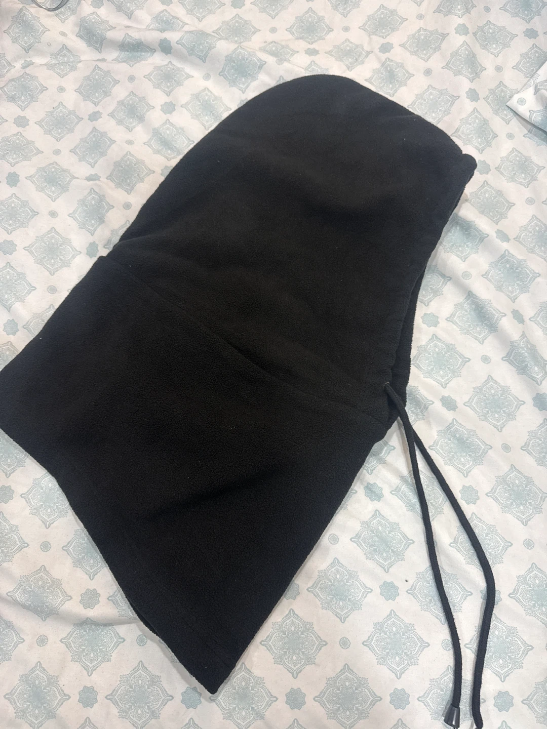 Black Fleece Hood Balaclava