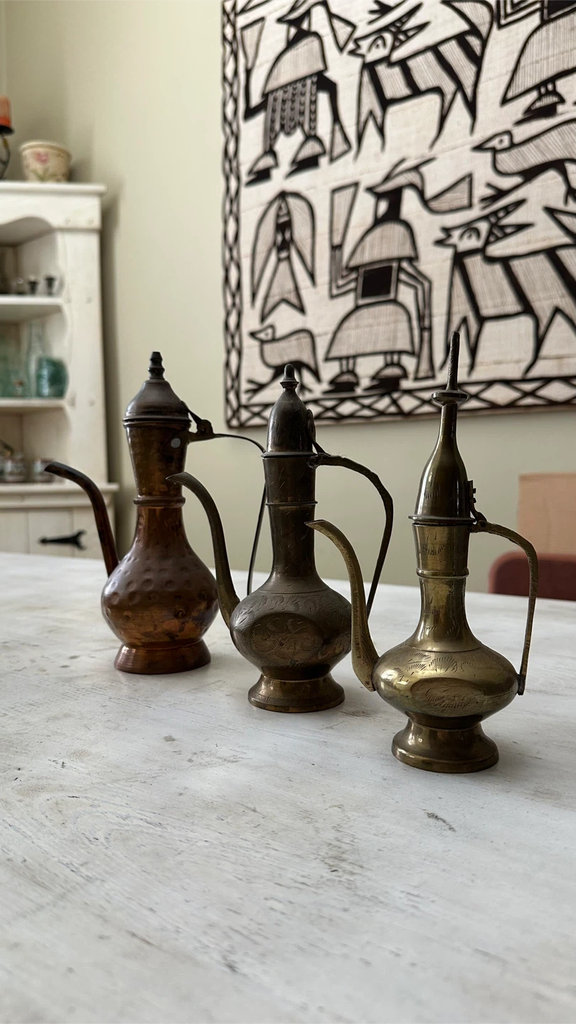 Collection of Vintage Brass and Copper Decor Items - photo 5