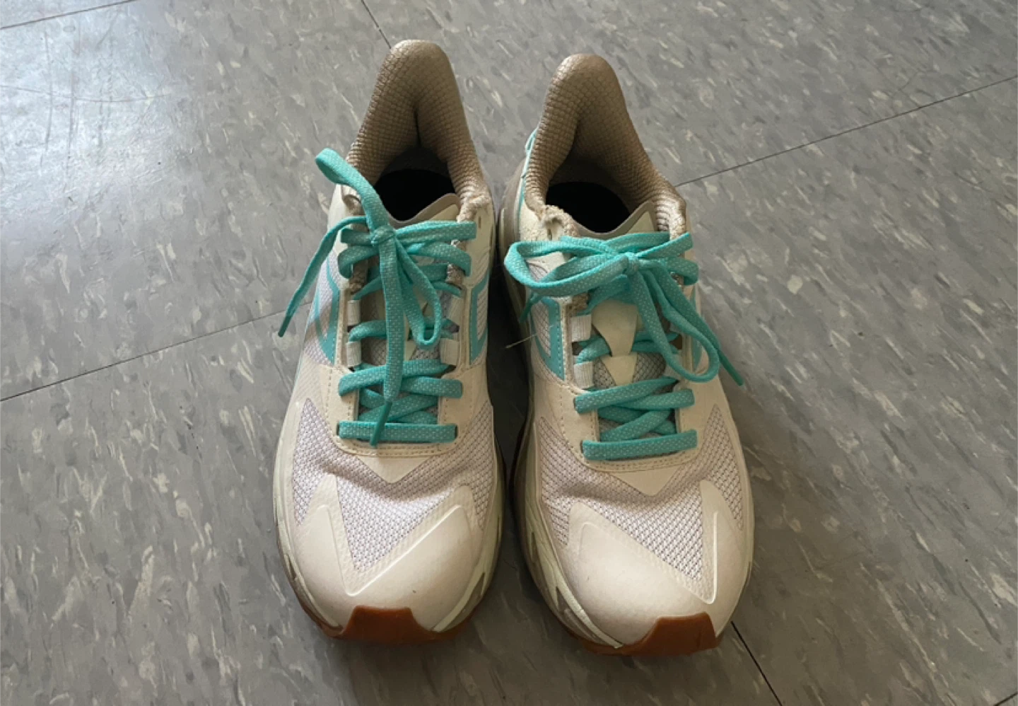 Diadora Women's Running Shoes - Cream/Teal - photo 2