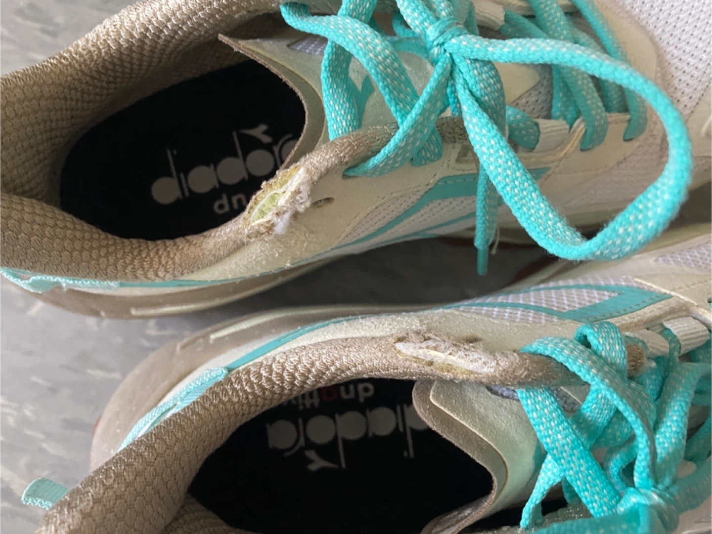 Diadora Women's Running Shoes - Cream/Teal - photo 5