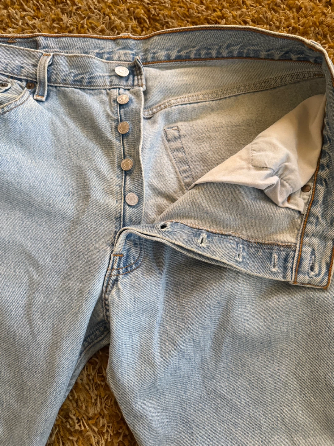 Levi's 501 Jeans - Light Wash - W 38 L 30 - photo 3