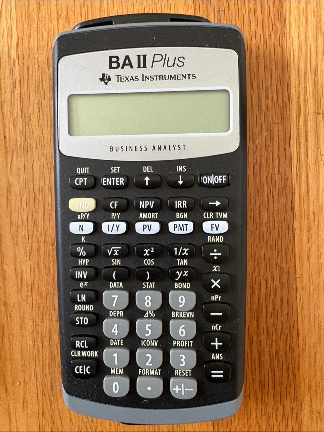 Texas Instruments BA II Plus Business Analyst Calculator - photo 3