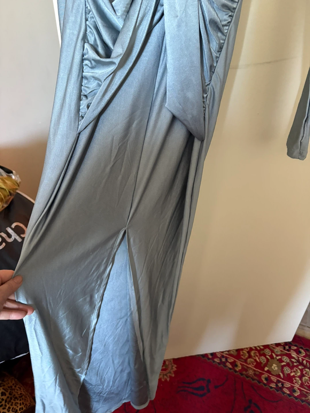 Green Maxi Dress with Rhinestone Belt both 30$ - photo 2