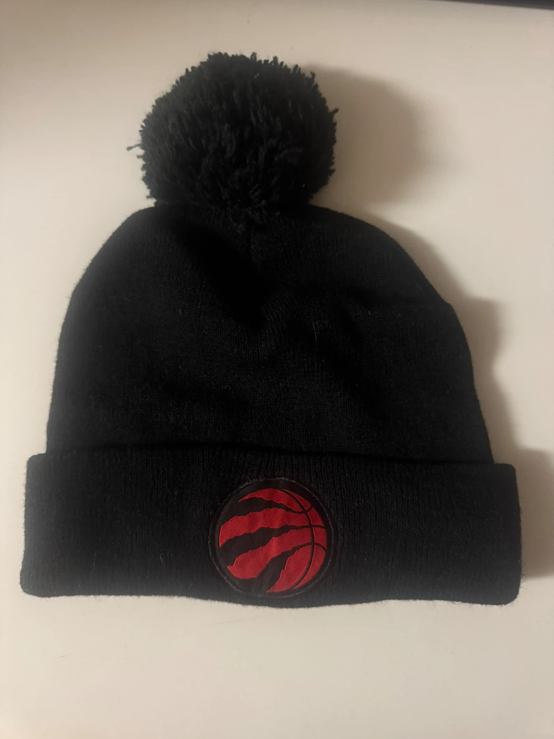 Black Toronto Raptors/Coors Light Toque with Pom Pom