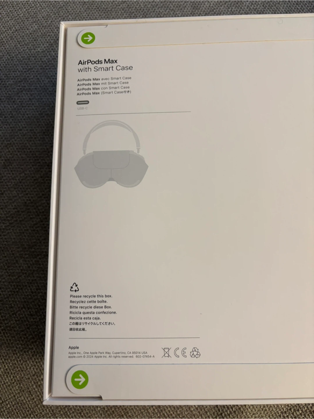 Unopened Box of Apple AirPods Max Wireless Over-Ear Headphones - photo 2