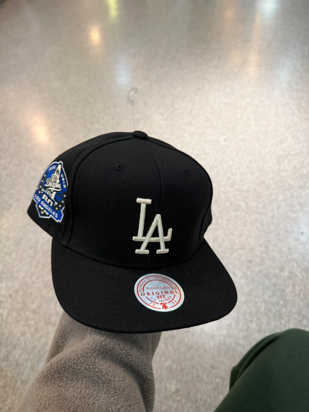 Mitchell & Ness Los Angeles Dodgers Snapback Hat - photo 3