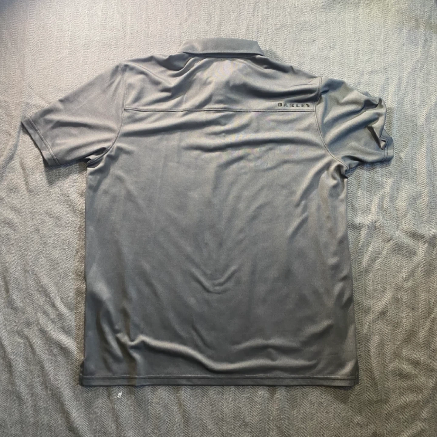 Oakley Men's Grey Polo Shirt - Size Large - photo 4