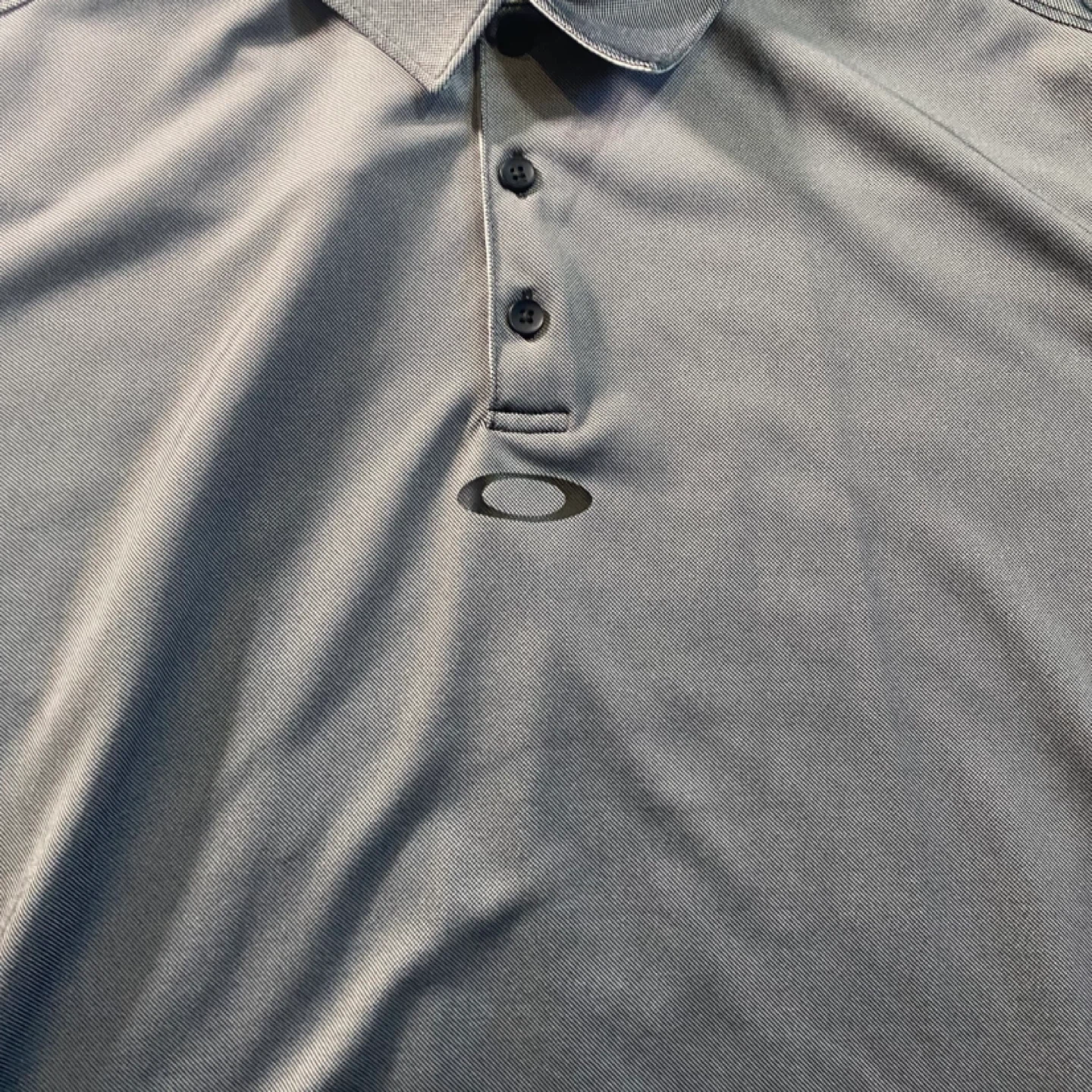 Oakley Men's Grey Polo Shirt - Size Large - photo 2