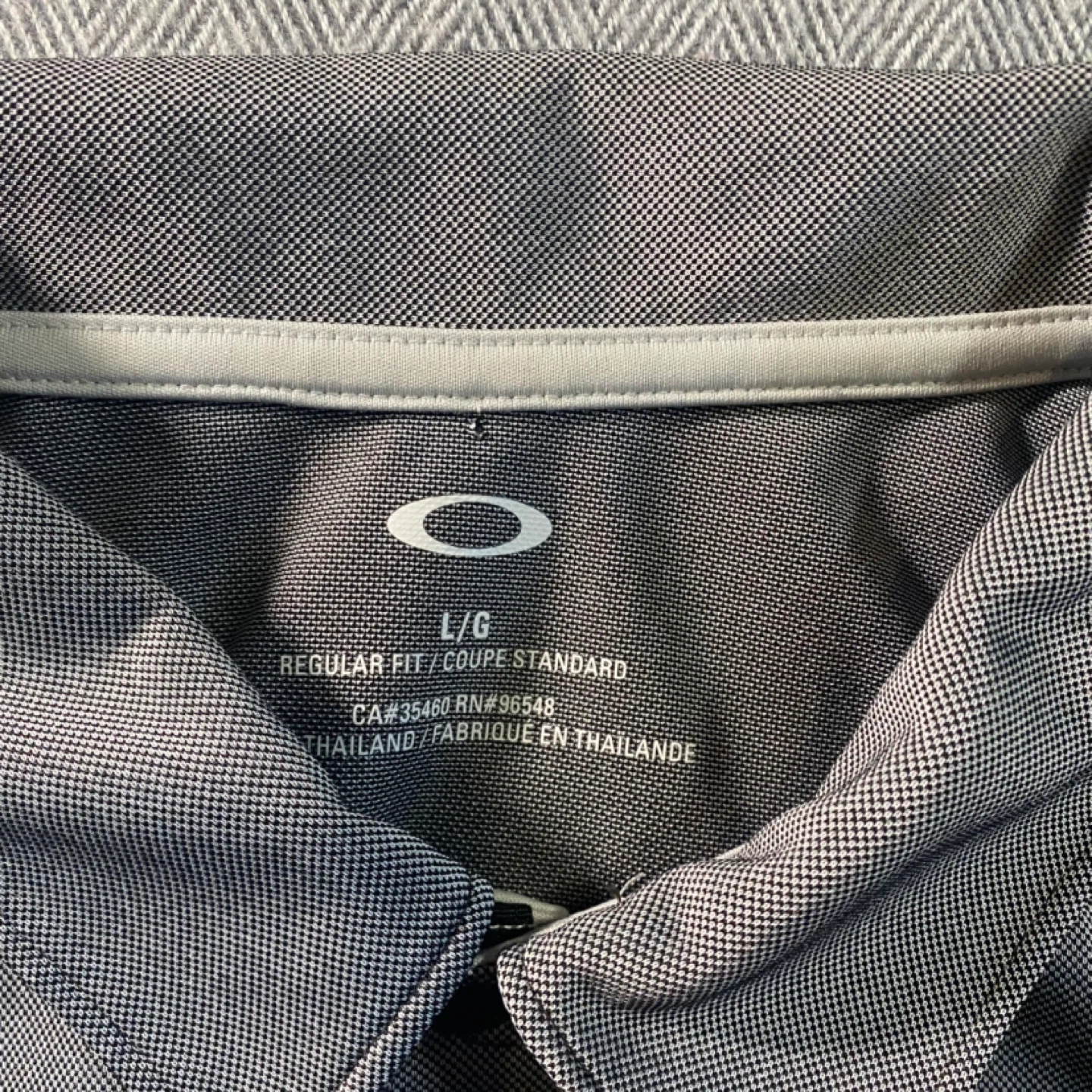 Oakley Men's Grey Polo Shirt - Size Large - photo 3