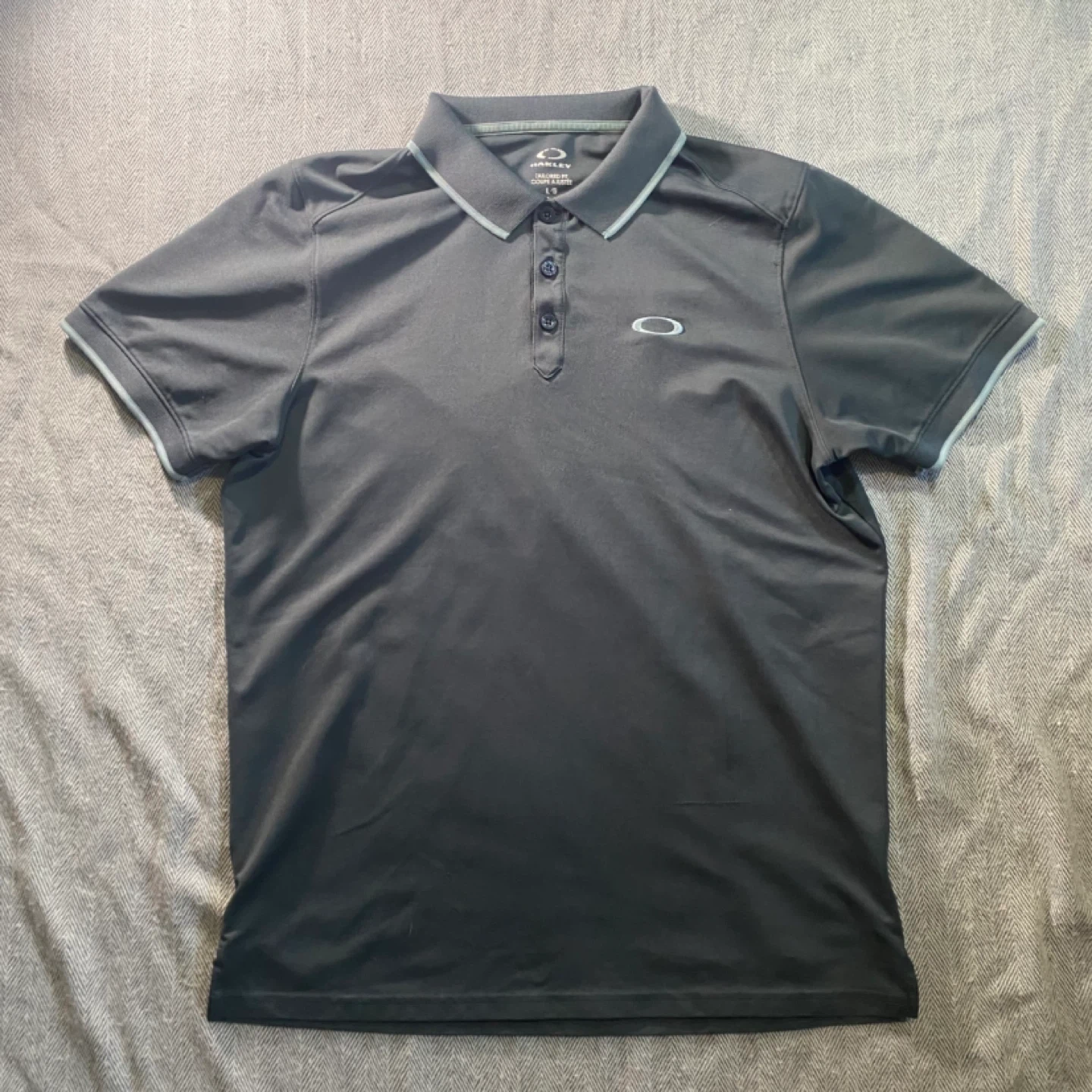 Oakley Men's Tailored Fit Polo Shirt - Charcoal - L/G